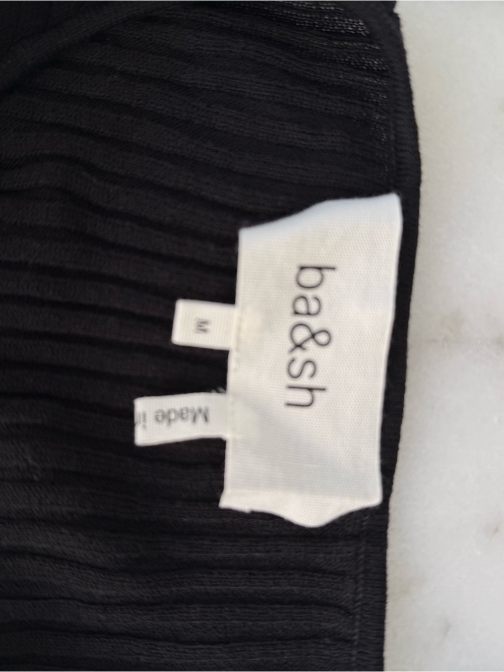 ba&sh NWT Black Maxi Dress with Twist Ring and Side Cutouts - Picture 6 of 7